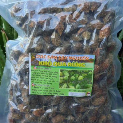 Đặc Sản Kon Tum - Trái Khổ Qua Rừng Sấy Khô Thơm Ngon Hiệu Đặc Sản Và Dược Liệu Kon Tum (1Kg) - OCOP 3 Sao