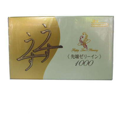 Bao cao su trơn và mượt Jex Usuusu Jelia Coat R1000 hộp.