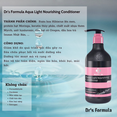 Combo Dầu Gội Xả chăm sóc da đầu khô nhạy cảm dưỡng tóc bóng mượt Dr