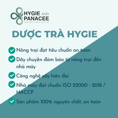 Trà Thảo Dược Hoa Cúc Trắng Hygie Thanh Nhiệt Giải Độc, Hỗ Trợ Chứng Mất Ngủ, Đau Dạ Dày, Đau Bụng Kinh, Giảm Căng Thẳng, Chống Suy Nhược
