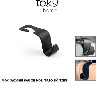 Móc Treo Đồ Đa Năng Ghế Sau Ôtô, Treo Đồ Gọn Gàng, Tiện Dụng Trong Xe Hơi, Giá Rẻ, Tiết Kiệm Không Gian. TakyHome 9711
