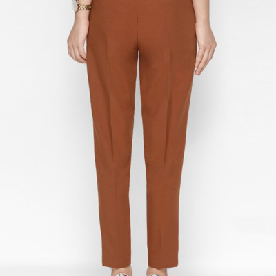 Quần Dài Không Li De Leah - Cam Nâu