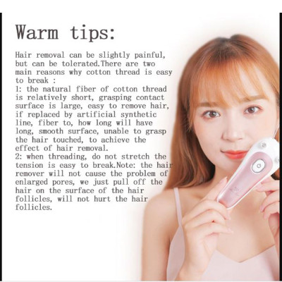 Máy se triệt lông măt - Công cụ tẩy lông mặt hiện đại dòng cao cấp có thể dùng bằng Pin và sạc pin - SG665 