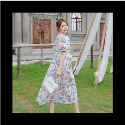 ĐẦM BẦU VÁY BẦU CÔNG SỞ BÔNG ĐI BIỂN ( sau sanh có dây kéo cho bú )