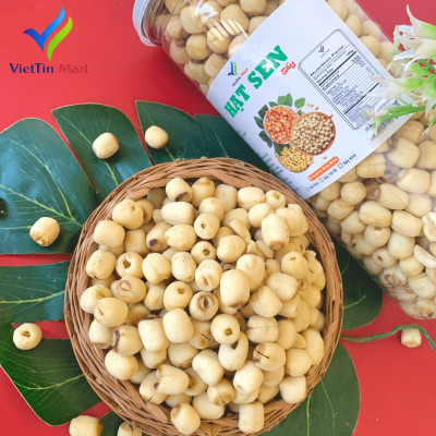 Hạt Sen Sấy Giòn Nguyên Hạt VietTin Mart