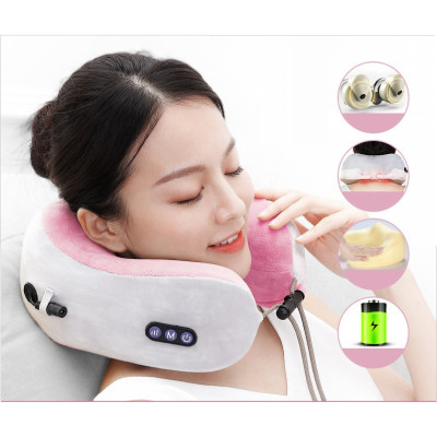 Gối Massage cổ Gáy Đa Năng Hình Chữ U 