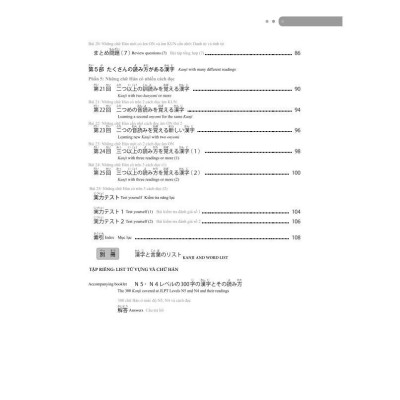 Sách - Luyện thi năng lực tiếng Nhật N3 - Chữ Hán - MCBooks