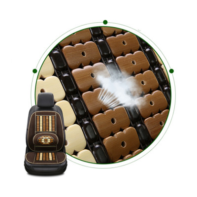 Đệm Lót Ghế Tựa Lưng Trên Xe Ô Tô, Văn Phòng Thẻ Tre Thoáng Khí, Mát Lạnh | Giảm Đau Mỏi Khi Ngồi Lâu