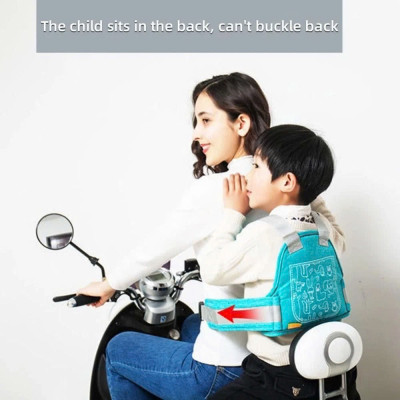 Đai đi xe máy cho bé phản quang, thoáng khí sử dụng khóa 2 cấp bền chắc, chống bụi bẩn