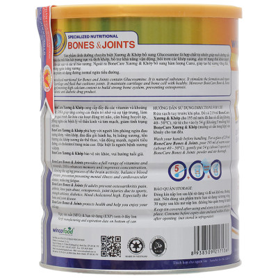Sữa bột Bonecare dưỡng chất cho xương và khớp dành cho người từ 30 tuổi trở lên phòng ngừa đau xương khớp, viêm khớp, đặc biệt là người bệnh xương và khớp