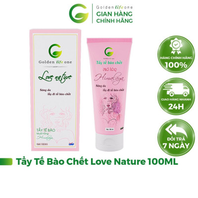 Combo Tẩy Tế Bào Chết Love Nature 100ML Muối Hồng Himalaya + Kem Mụn Love Nature 15G