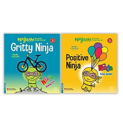 Sách - Ninja Nhí - Ninja Cứng Cỏi + Ninja Lạc Quan - Combo 2 Cuốn - Minh Thắng