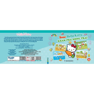 Sách - Sticker Hello Kitty - Khám Phá Nông Trại - Minh Thắng