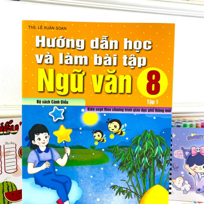 Sách - Hướng Dẫn Học Và Làm Bài Tập Ngữ Văn 8 - Biên soạn theo CT GDPT mới - Cánh Diều - ndbooks