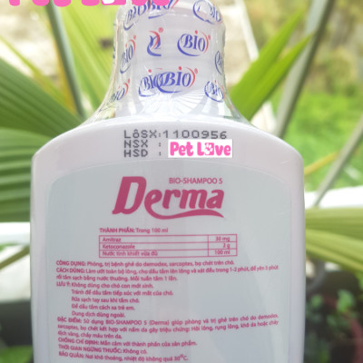 Sữa tắm Bio Derma (200ml) trị ghẻ, nấm da trên chó
