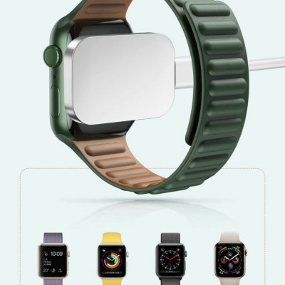 Sạc Không Dây Wiwu Wiwu Wireless Charge M16 Dành Cho Đồng Hồ Thông Minh Sạc Nhanh, Hấp Phụ Từ Tính Mạnh - Hàng Chính Hãng