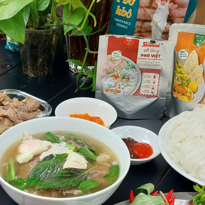 Xốt gia vị phở Việt Shammi gói 200g, xốt phở bò, phở gà hoàn chỉnh không hương liệu(Đạt chuẩn US/UK)