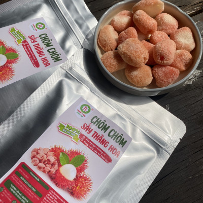 Chôm chôm Sấy Lạnh Sấy Thăng Hoa THÀNH LONG FOOD Thơm Giòn Ngon Ngọt 20gr/40gr
