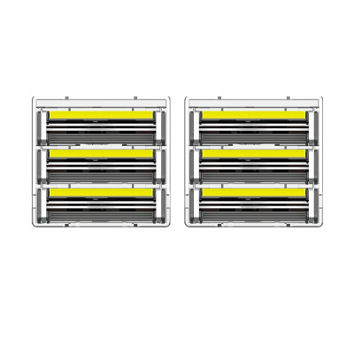 DORCO RAPID - Dao Cạo Râu Hàn Quốc 2 Lưỡi - Hộp Gồm 1 Cán 7 Đầu Cạo