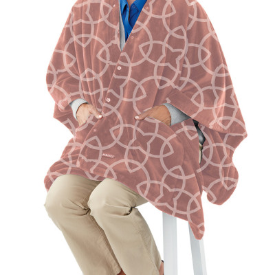 Áo choàng massage và làm ấm không dây Homedics HCM-T210 Hàng chính hãng