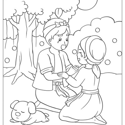 Tô Màu Bé Yêu Cổ Tích 8 - Sự Tích Chú Cuội