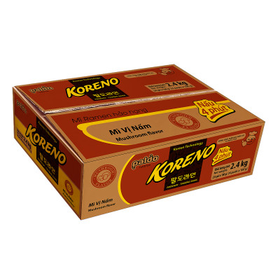 Thùng 24 Gói Mỳ vị Nấm Koreno 100g