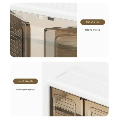 Tủ Đựng Đồ Nhà Tắm Đa Năng Có Cánh Cửa Hút Nam Châm Chống Bụi Bặm Chống Nước