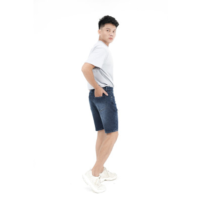 Quần Short Jeans Nam Rách Cao Cấp HUNTER  X-RAYS Form Slimfit Thun Màu Xanh S62