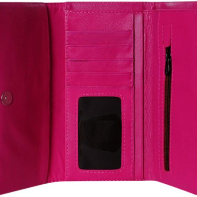 Ví Nữ Huy Hoàng HT3114 (9.5 x 19 cm) - Hồng