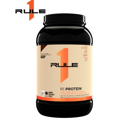 Sữa tăng cơ hương vị tự nhiên Rule 1 Protein Isolate/ Hydrolysate Naturally Flavored 1.68 - 1.72lb tặng Rule 1 Sample