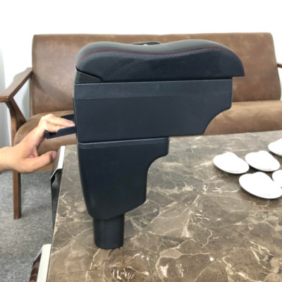 Hộp tỳ tay ô tô, xe hơi Hyundai i10 tích hợp 3 cổng USB -Hàng Chính Hãng