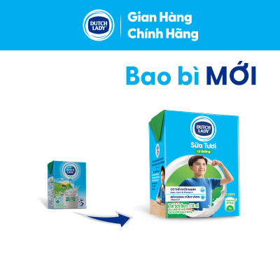 Thùng 48 Hộp Sữa Tươi Tiệt Trùng Dutch Lady Cô Gái Hà Lan Có Đường (48 x 110ml)