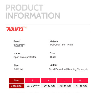 Đai nẹp cố định khớp cổ chân AOLIKES A-7138 Sport ankle protector 