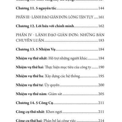 Lãnh Đạo Giản Đơn - Leading Simple