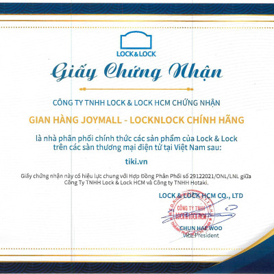 Máy Tăm Nước Không Dây LocknLock Cordless Oral Irrigator màu xanh ENR156BLU, Hàng chính hãng, 4 chế độ làm sạch- JoyMall