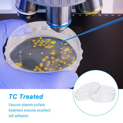 10 chiếc Đĩa nuôi cấy tế bào, tiệt trùng (Cell Culture Dishes)nhập khẩu chính Hãng Biologix-USA