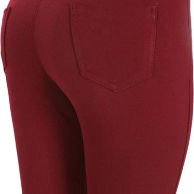 Quần Legging Nữ Vicci Cạp Cao 7P - Tím Than