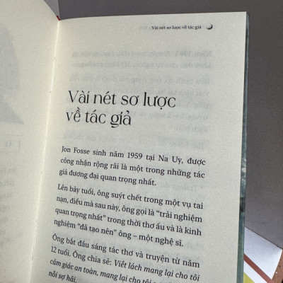 [Bìa cứng - tác giả nobel 2023] ÁNH SÁNG TRẮNG - Jon Fosse - Thiên Nga dịch - Thiện Tri Thức - Nhà xuất bản Dân Trí.