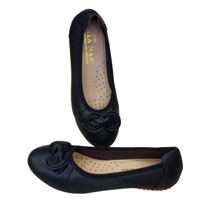 Giày Nữ Búp Bê Đế Bệt HÀ NAM Da Bò Thật Cao Cấp GBBN2040