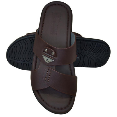 Dép Nam Quai Ngang Da Bò Thật TiTi ĐÔ Cao Cấp DN2076