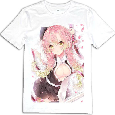 ÁO PHÔNG TRẮNG ngắn tay Kanroji Mitsuri