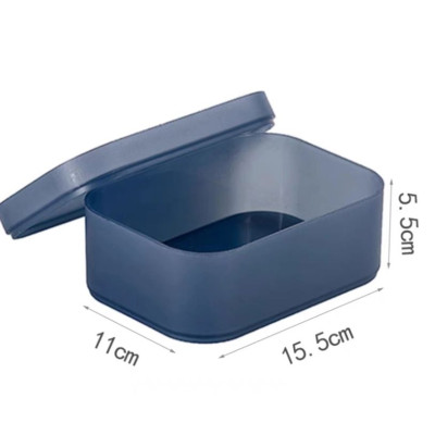 Hộp nhựa đựng đồ có nắp để bút viết kẹp tóc kim chỉ đồ cá nhân nhỏ - màu ngẫu nhiên