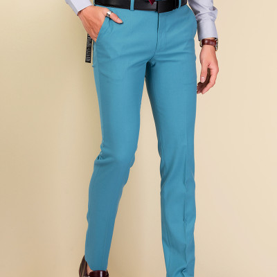 Quần Tây Nam Titishop AVN192 Xanh