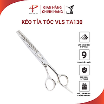 Kéo tỉa tóc VLS TA130 quai offset vênh đỡ ngón cố định - Hàng chính hãng