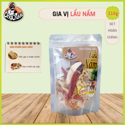 Gia Vị Lẩu Nấm Hoàn Chỉnh Ông Chà Và 110g (Mushroom Hotpot)
