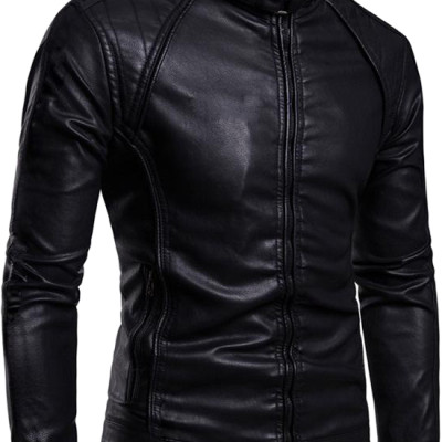 Áo Khoác Da Nam Lót Lông Phong Cách Hàn Quốc BN19