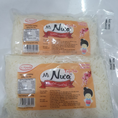 Combo 8 Gói Mì Nưa Vị Nguyên Das Keto 240g