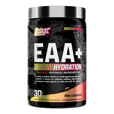 EAA+ Hydration - Nutrex (30Liều), Phục Hồi, Tăng Cơ, Sức Mạnh, Sức Bền, 8G EAA + BCAA + 1.5G Chất Điện Giải