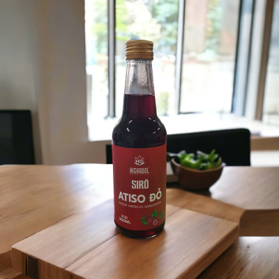 Siro Atiso đỏ Hichagol thanh nhiệt, đẹp da và không chất bảo quản [Chai 300ml]
