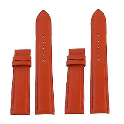 HT8134 - Dây đồng hồ Huy Hoàng da bò size 22, 24, 26 màu cam